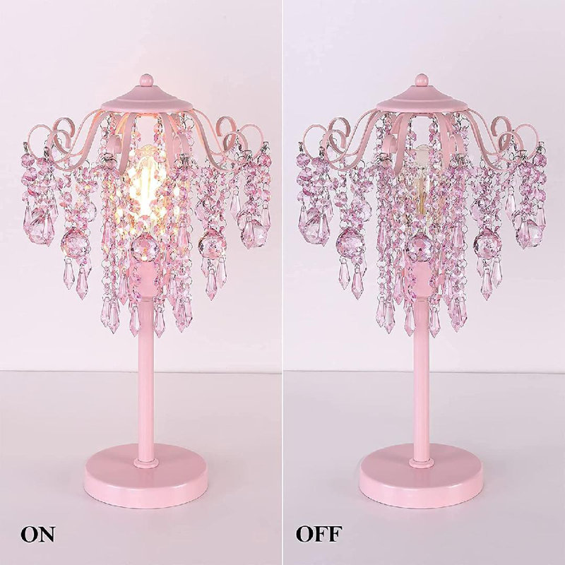 GupudaoCo Small Crystal Bedside Table Lamp End Table Lamp Nightstand Lamp Desk Lamps For Bedroom